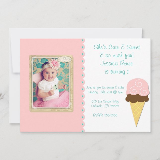 Glass shoppar inbjudan (Framsida)