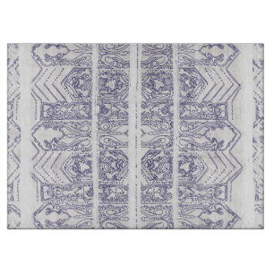 Glass skärbräda - Boho dekor