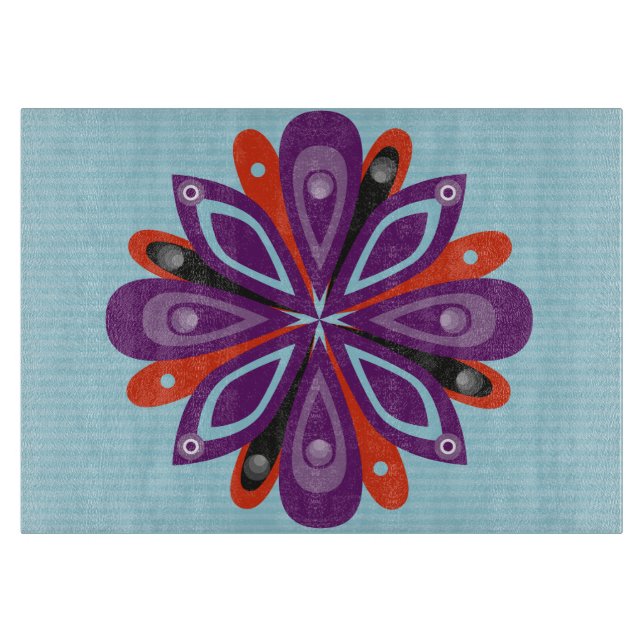 Glass skärbrädabristningsblått (Framsidan)