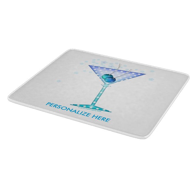 GLASS SKÄRBRÄDOR, BLÅTTMARTINI DESIGN (Hörn)