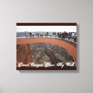Glass Skywalk för grand Canyon kanfas Canvastryck