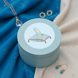 Glass Slipper Runt Klistermärke