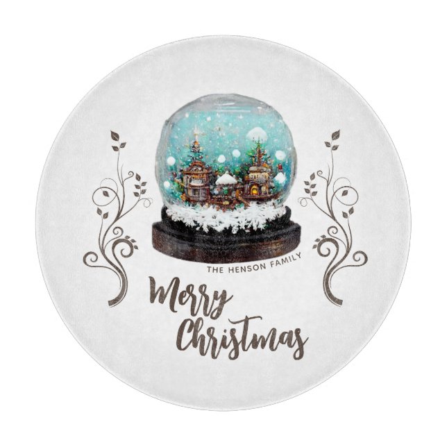 Glass Snowball Winter Village Foliage jul (Framsidan)