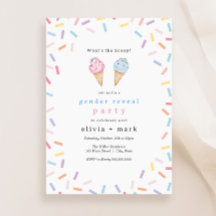 Glass Sprinkles Gender Reveal