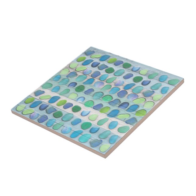 Glass strandDriftwood för hav Kakelplatta (Sidan)