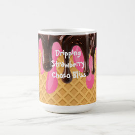 Glass Strömmande Jordgubb Choco Bliss Kaffemugg