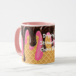 Glass Strömmande Jordgubb Choco Bliss Mugg