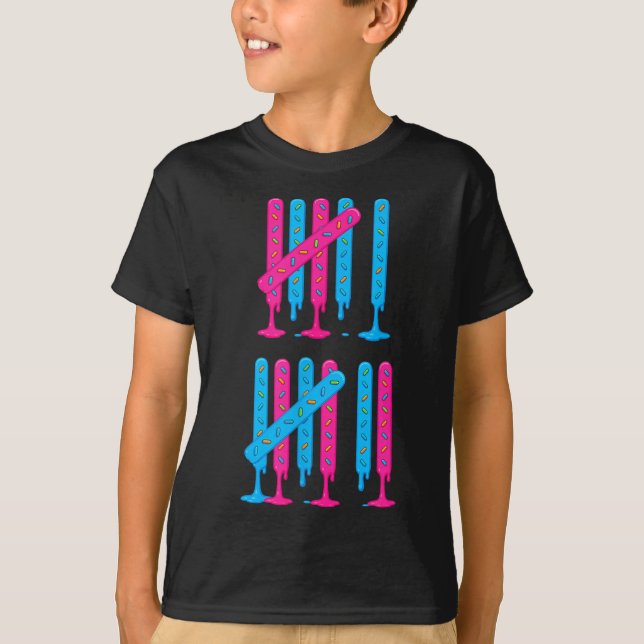 Glass Strömmar Ritsar 67 Meme Räkning 6 7 Br T Shirt (Framsida)