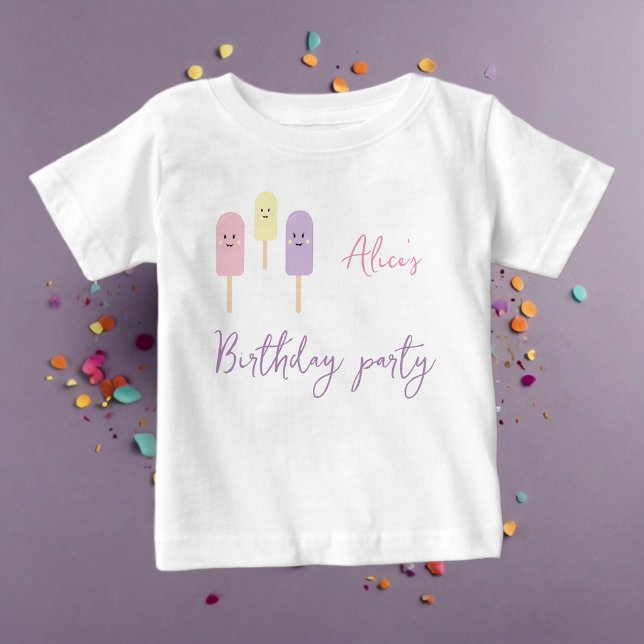 Glass Strutis Pink Konfetti Barnkalas T Shirt (Skapare uppladdad)