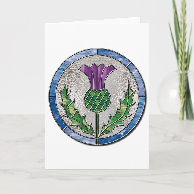 Glass Thistle Kort (Framsida)