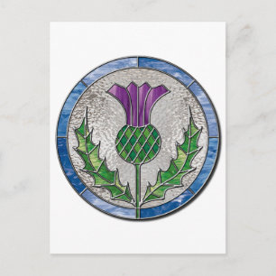 Glass Thistle Vykort