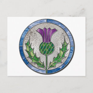 Glass Thistle Vykort