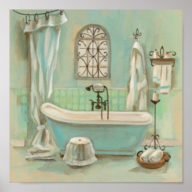 Glass Tile Bath Poster (Framsidan)