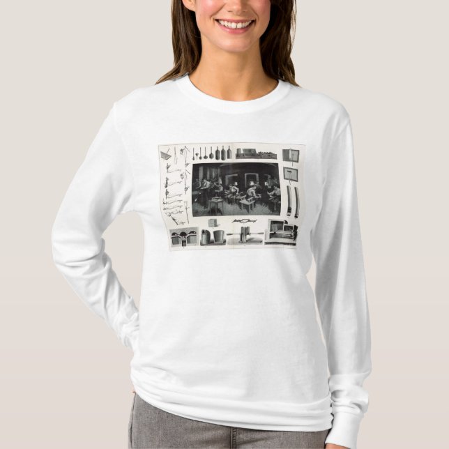 Glass tillverkning t-shirt (Framsida)