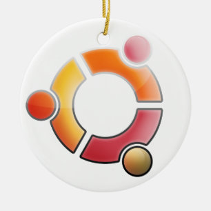 Glass Ubuntu prydnad Julgransprydnad Keramik