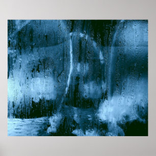 GLASS VATTEN MOIST POSTER