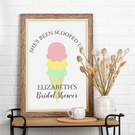 Glassad Upp Glass Bröllopsfest Poster