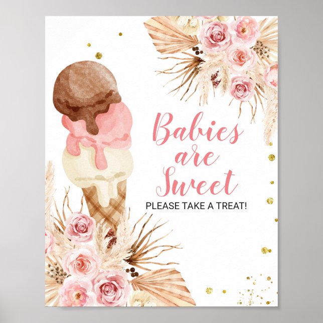 Glassbabys är söta, ta en godis poster (Framsidan)