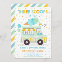 Glassbil Lastbil Three Scoops Of Fun 3-års 