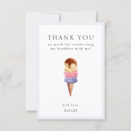 Glassbirthdaykort för tack kort