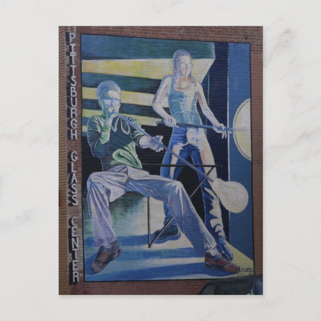 Glassblowers i Pittsburgh Vykort (Framsida)