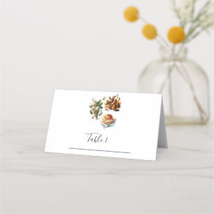 Glassburkar med Glass Konstiga Begär Baby Shower Placeringskort