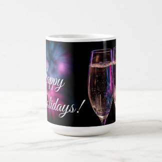 glasses of champagne for New Year's Kaffemugg