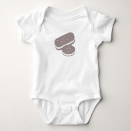 Glassglassmacka Matglad Hungrig Baby Bodysuit T Shirt