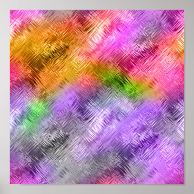Glassig ametrin lila textur poster (Framsidan)