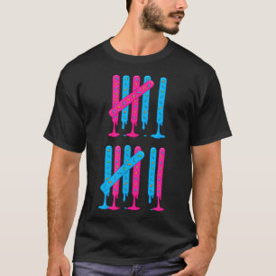 Glassigt läskedrycksdropp Tally Marks 67 Meme Räkn T Shirt