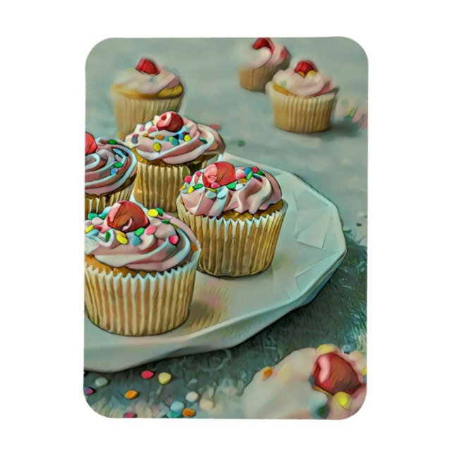 Glasskaka Magnet (Vertikal)