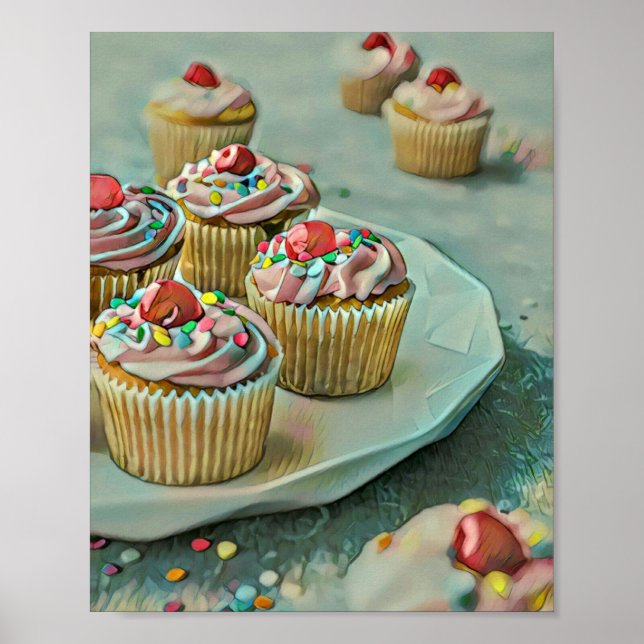 Glasskaka Poster (Framsidan)