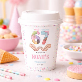Glasskaka ”Six Seven” 7-års födelsedagsfest för ba