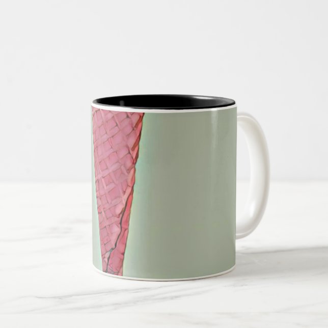 Glasskaka Två-Tonad Mugg (Framsida höger)