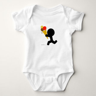 Glasskål för Bebis pinnhuvud T Shirt