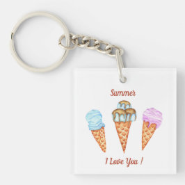 Glasskål Jag älskar dig Söt sommar