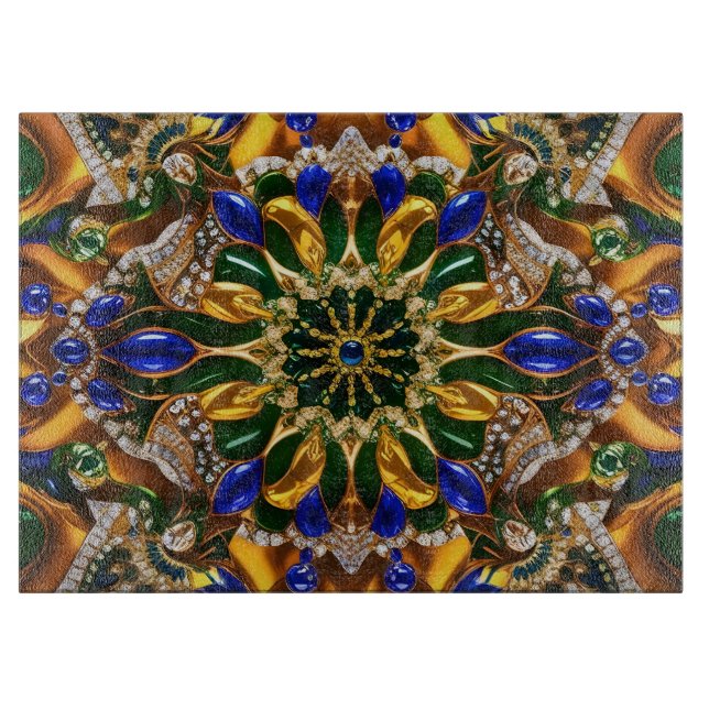 Glasskärbord med Färg från Brasilien (Framsidan)