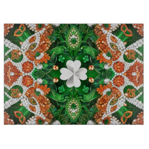 Glasskärbord med Irish Färg