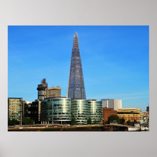 Glasskaren i London Poster (Framsidan)
