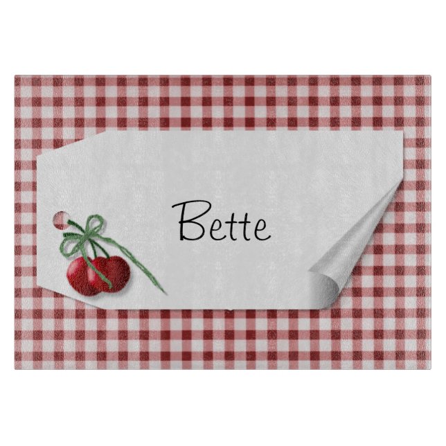 Glasskärl för Märkre av körsbär (Framsidan)