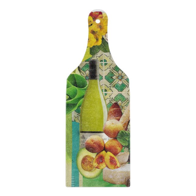 Glasskärl med Grönt mexikansk platta (Framsidan)