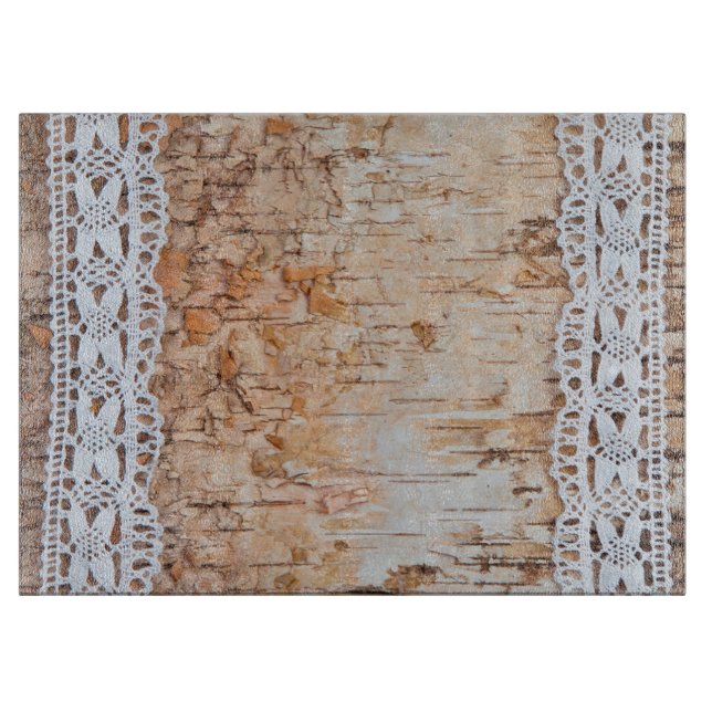 Glasskärning Land Barn Wood Snöre Trim Kant (Framsidan)
