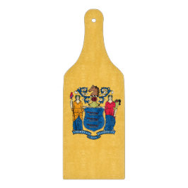 Glasskärningspadar med New jersey flagga