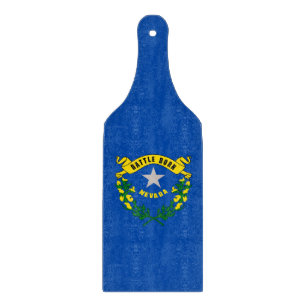 Glasskärningspadda med Nevada flagga