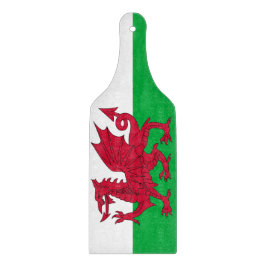 Glasskärningspadlar - Wales flagga