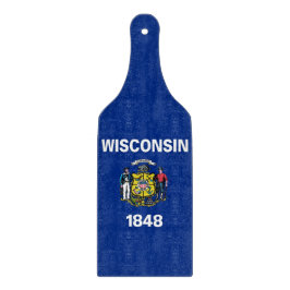 Glasskärningspadlar Wisconsin flagga