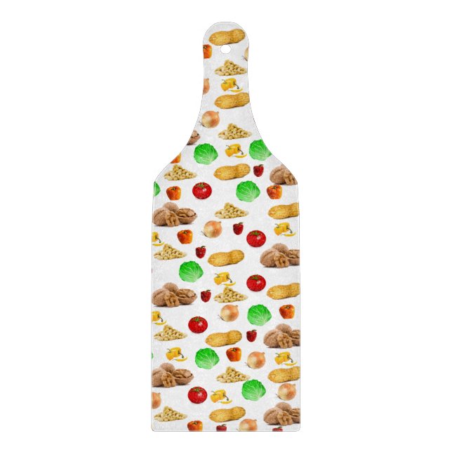 Glasskärningspåläggning i nöt (Framsidan)