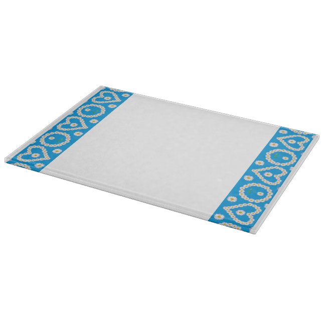 Glasskärningspanel: Daisy Chains Hjärtar (Hörn)