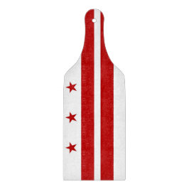 Glasskärningspanel Washington DC flagga
