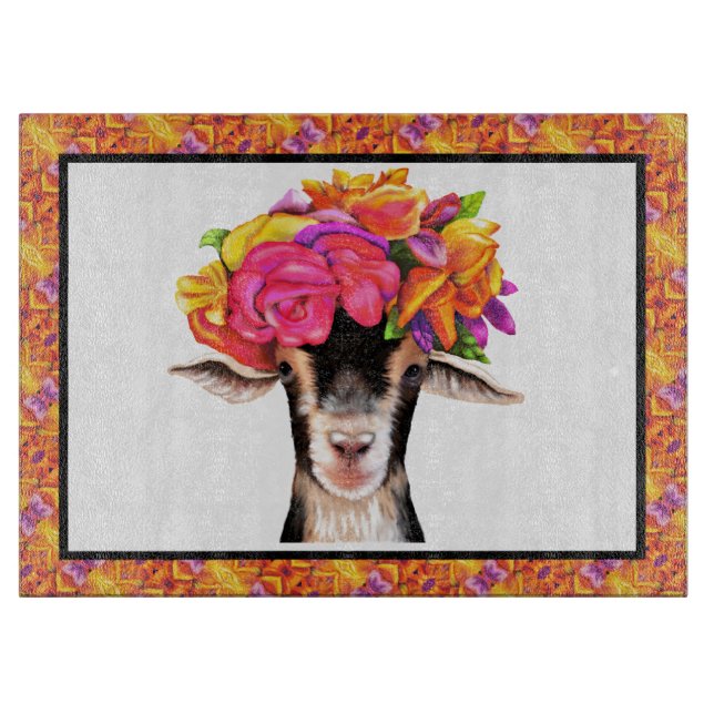 Glasskärningsstyrelsen Posey Goat (Framsidan)